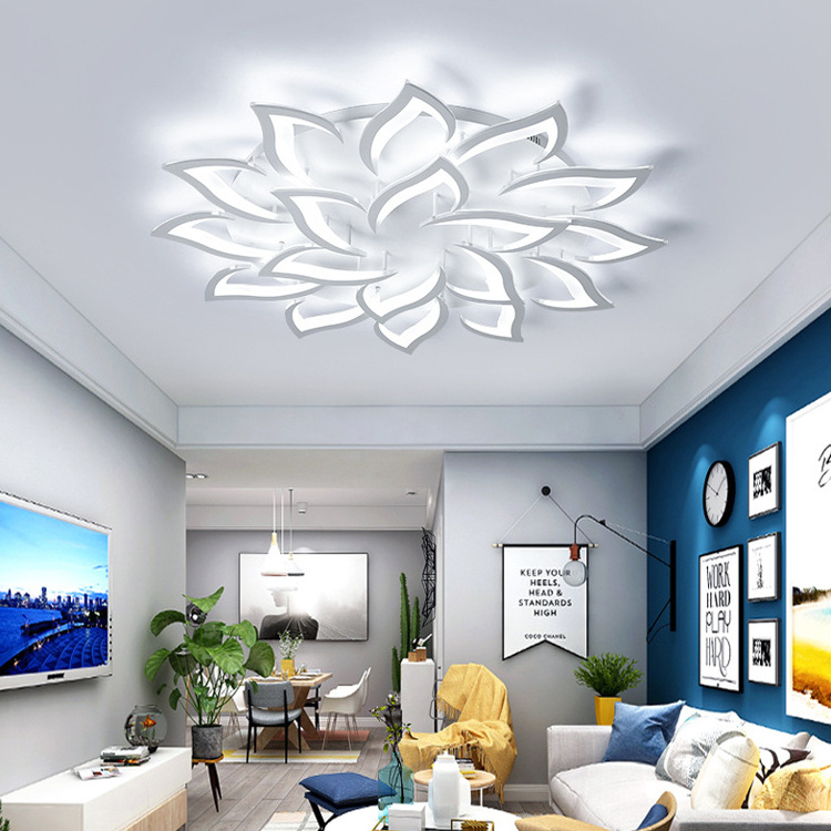 Nordic Ceiling Lighting Chandelier for Living Room Lamp for Home Decoration Remote and App Control Home LED Light Modern