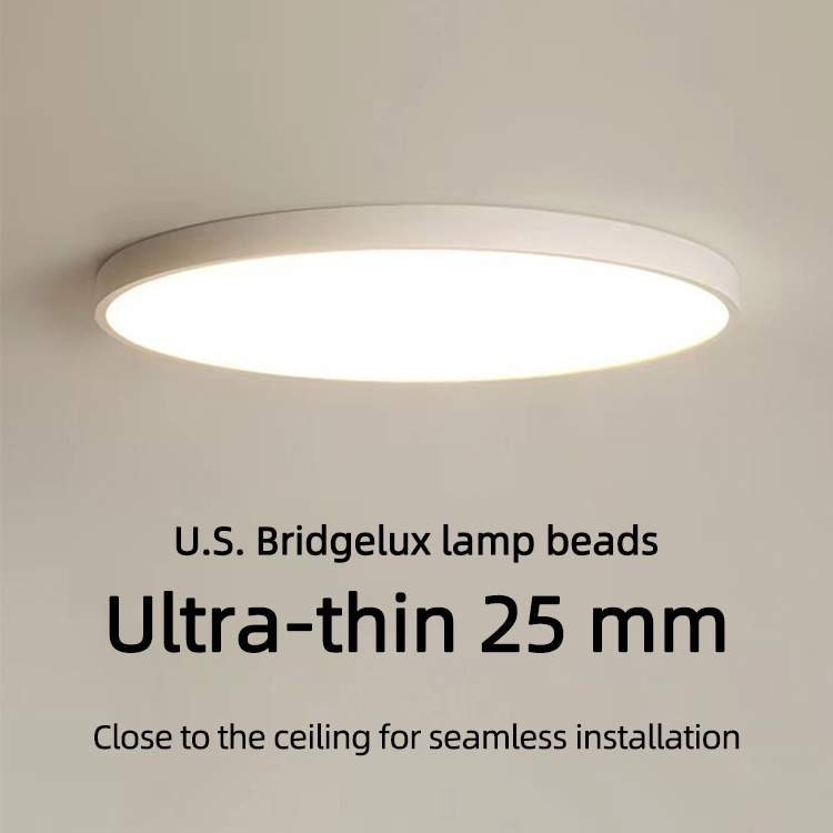 LED Flush Mount Ceiling Light Super Slim 30cm 40cm 50cm LED Ceiling Light Dimmable Round LED Ceiling Light