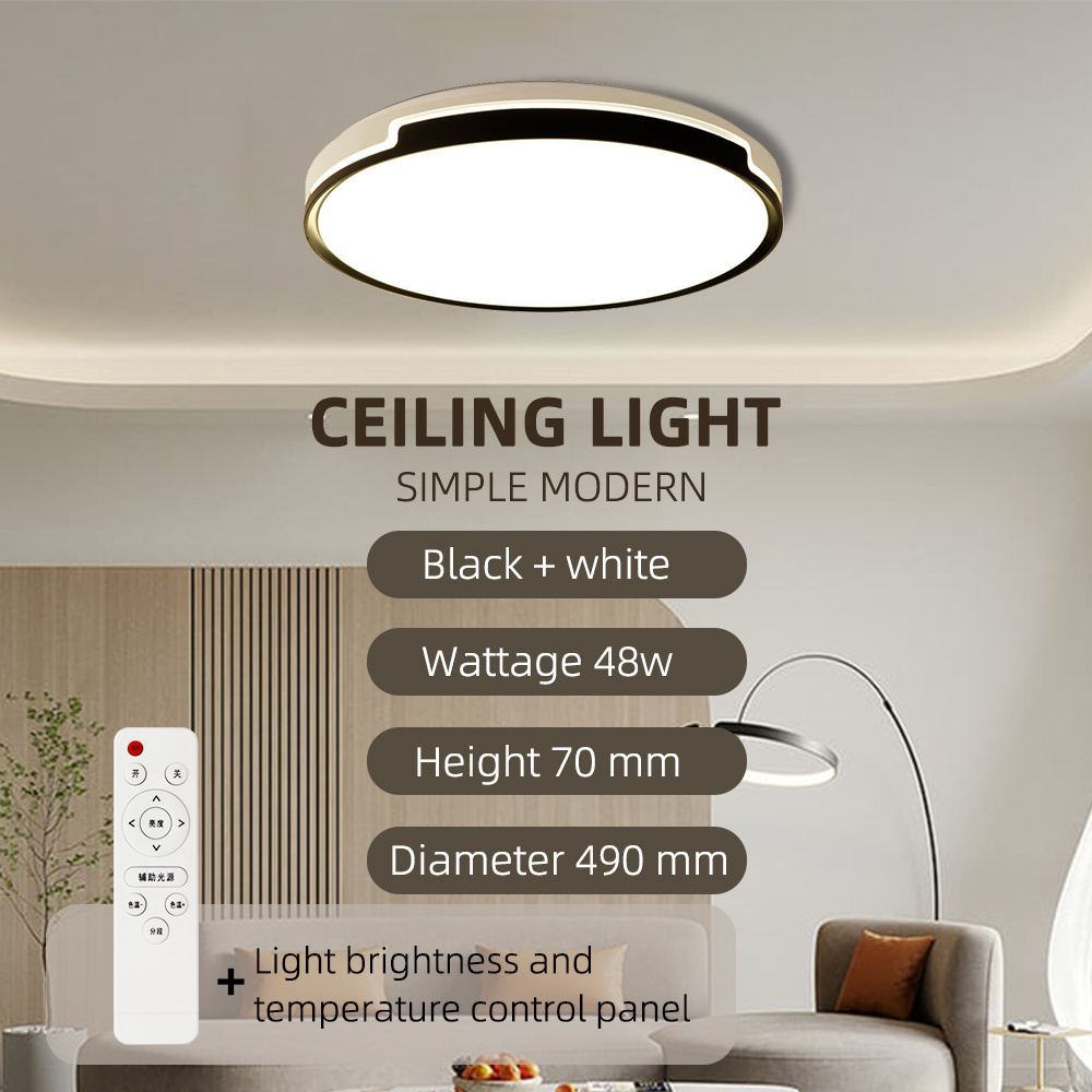 Ceiling lighting modern bedroom living room decoration dimmable smart remote control ceiling lights for home ceiling lights