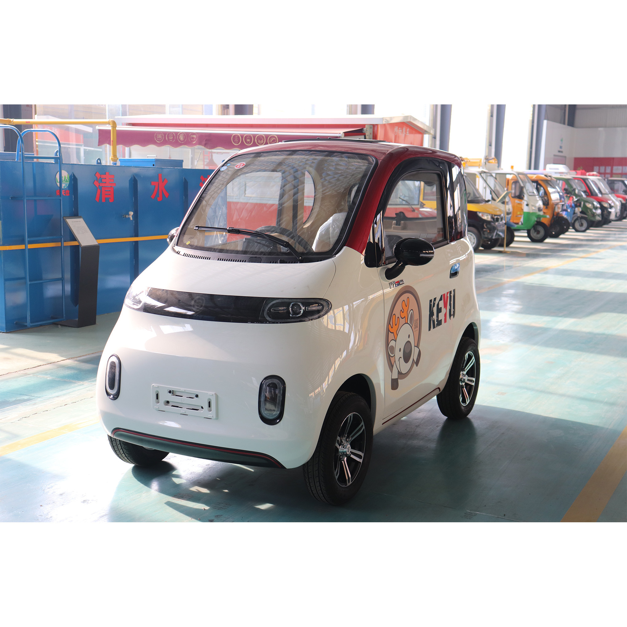 KEYU popular best 4 wheel personal electric vehicle 40km/h small electric car with long range