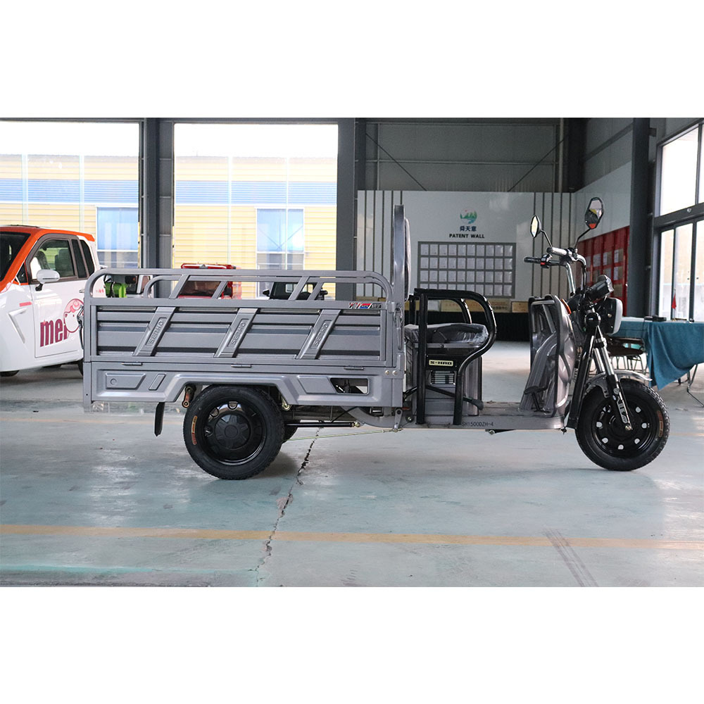 KEYU electric leisure tricycle 1 seater 1500w motor convertible electric cargo tricycle food trucks