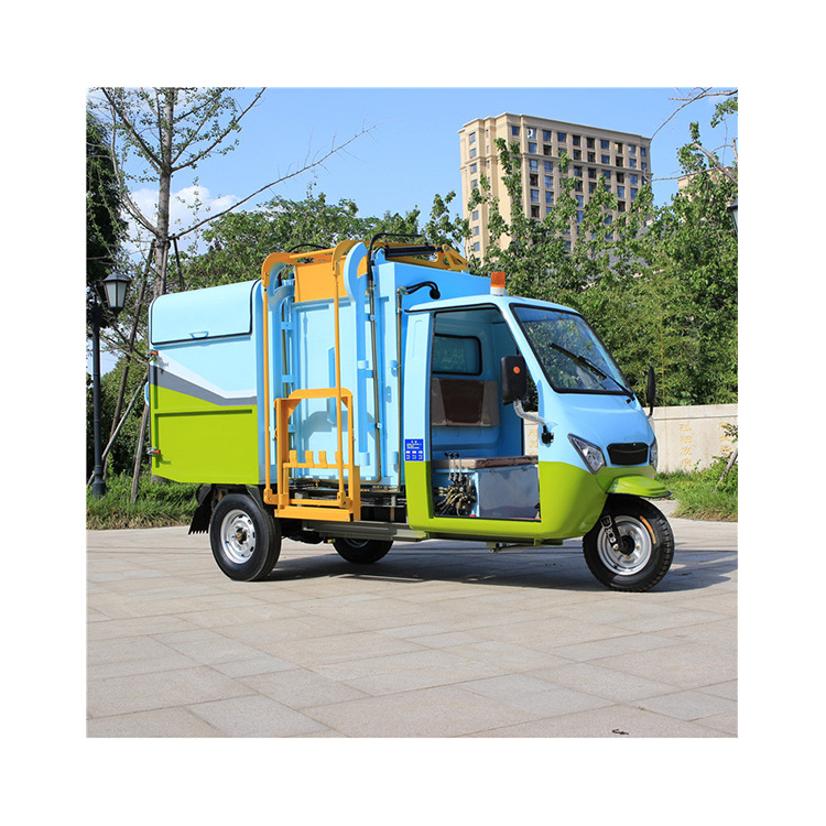 Professional manufacturing wholesale Good Quality Electric Mini Tricycle Trash Garbage Collection Truck