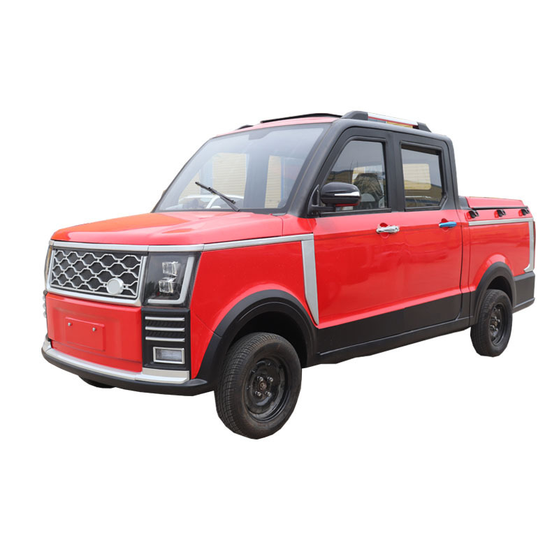 KEYU New Mini Pickup Truck 4 Doors 4 Wheel Drive Car Delivery Cargo electric vehicle