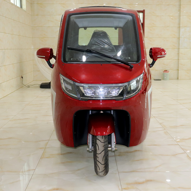 KEYU High performance electric car 3 wheel 3 seat adult electric vehicle bike car enclosed electric tricycle from China