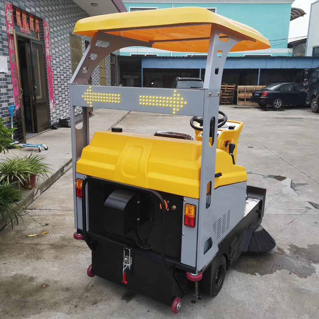 KEYU New Road Sweeper Asphalt Cleaning Truck Battery Operated street Sweeper vehicle