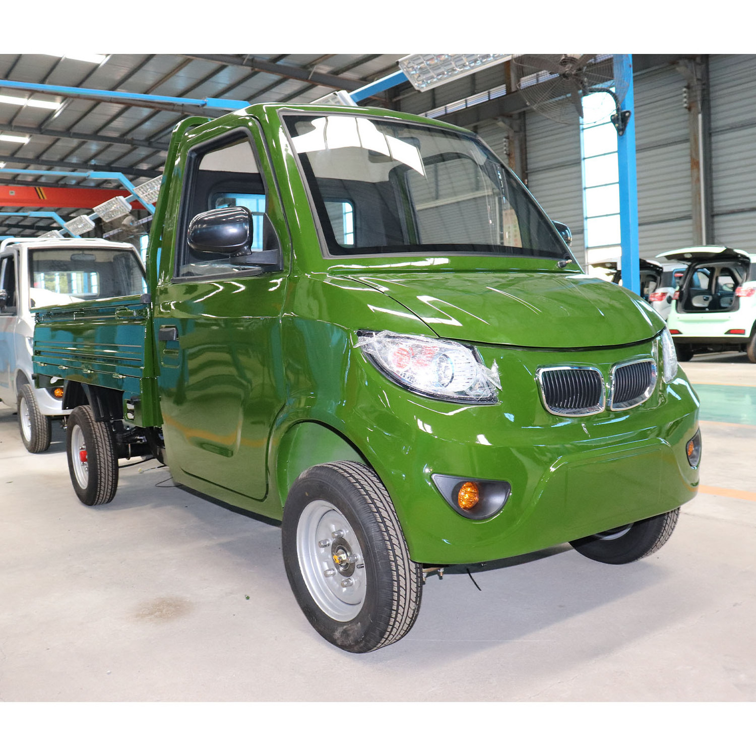 Keyu Factory Direct Sales New four wheel Mini cargo van micro electric pickup truck RHD Electric Car