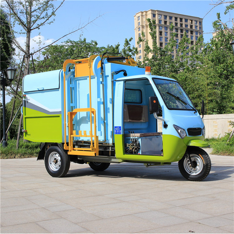 Professional manufacturing wholesale Good Quality Electric Mini Tricycle Trash Garbage Collection Truck