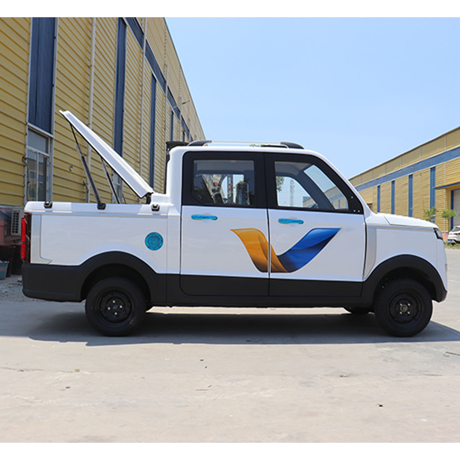 KEYU Factory Direct Sales Smart System Electric Vehicles Trucks 4 Wheel Electric Vehicle Pickup Truck