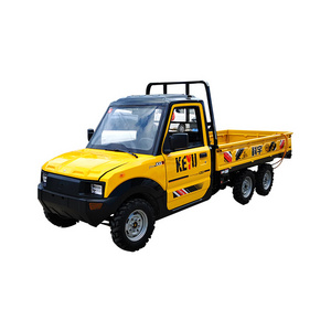 KEYU Hot Sale Commercial Express Delivery Vehicle Pickup Small Electric Pic Kup Truck For Sale