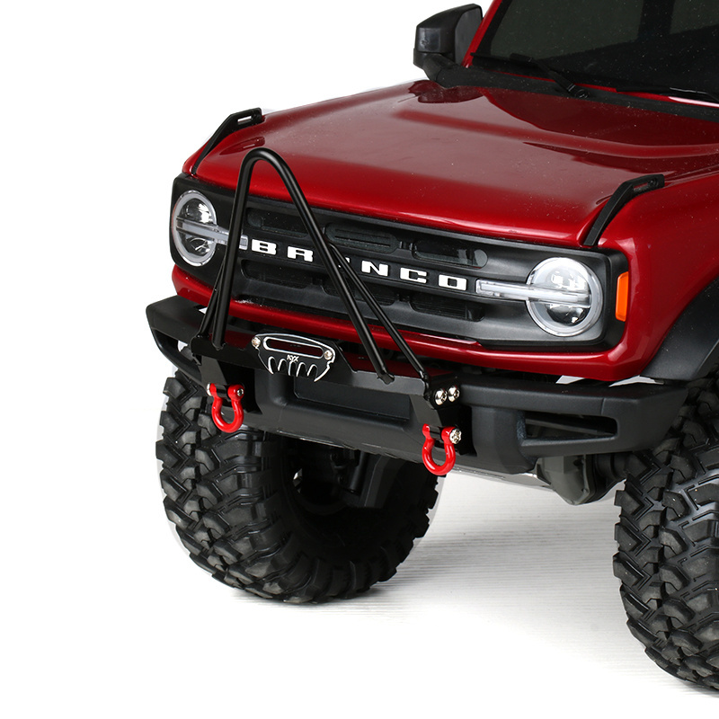 KYX 1/10 2021 Ford Bronco TRX-4 RC Crawler Car Upgrade Parts Aluminium alloy Stinger Front Bumper