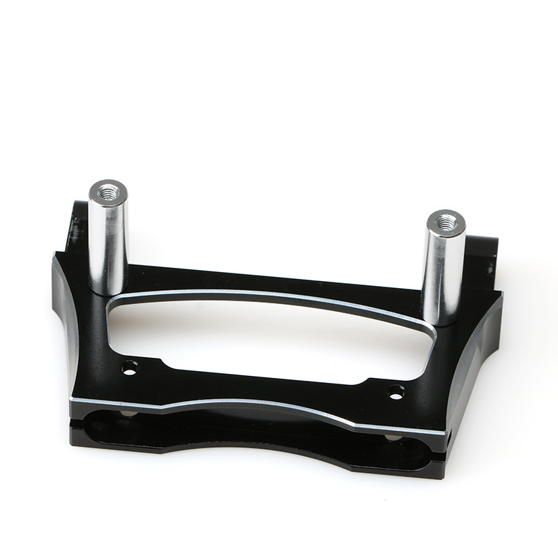 KYX 1/10 2021 Ford Bronco TRX-4 RC Crawler Car Upgrade Parts Aluminum alloy Front Bumper Mount Front Frame Rail Bracket