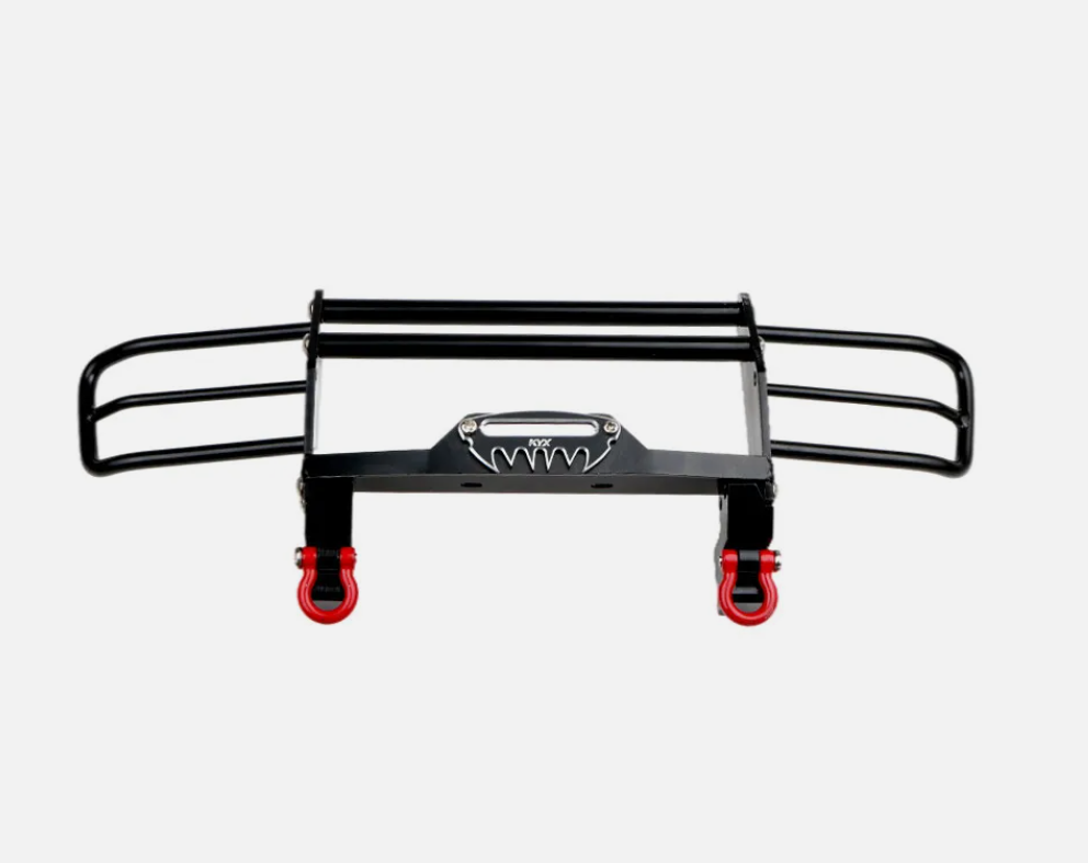 KYX Metal Front Bumper for 2021 Ford Bronco TRX-4 1/10 RC Crawler Car Upgrade Parts