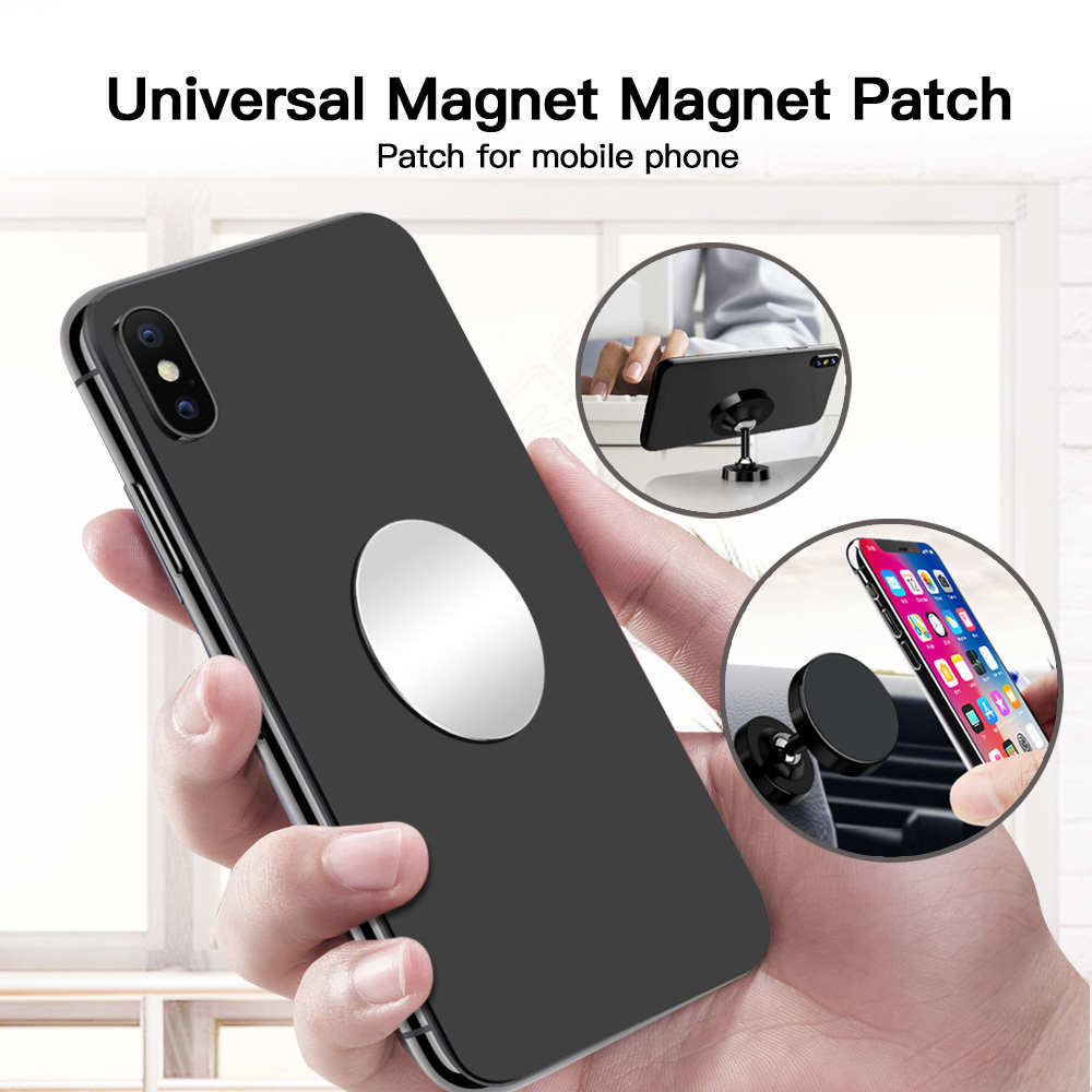 Hot Sale Metal Plate Car Magnetic Replacement Kit 3M Adhesive Specially Used For Magnetic Phone Holder Mount Accessory