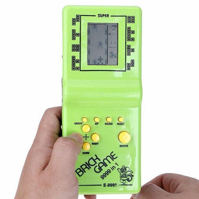 Brick Game Machine 9999 In 1 Russian Mini Classic Cheap Retro Handheld Game Console Player