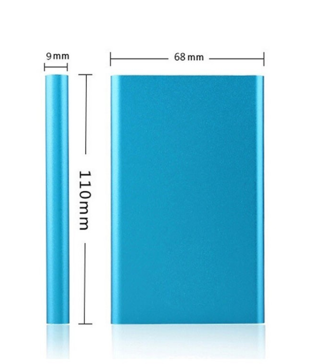 Wholesale Ultra Slim Mini Power Bank Metal Li- Polymer Mobile Charger Power Bank 3000/4000mah