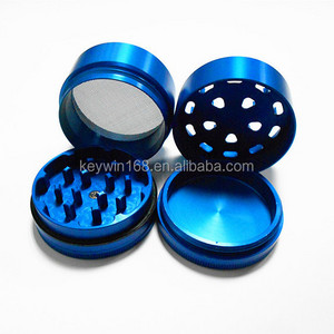 Hot Sales Colorful CNC Aluminum 4 Part Herb Grinder