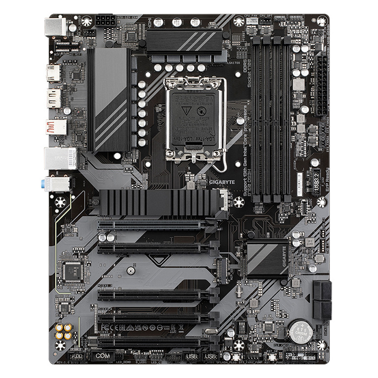 GIGABYTE B760 DS3H ATX Gaming Motherboard with DDR5 Memory Socket Support AMD RX 7900 XTX Graphics Card