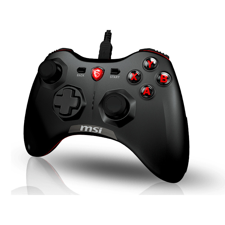 MSI FORCE GC20 GAMING CONTROLLER with USB 2.0 Supports PC360 Steam Games and Windows 10/8.1/7 Wired Gamepad