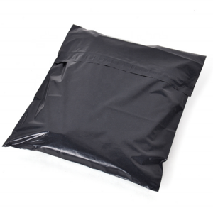 Black plastic courier bag pe mailer bag poly shipping bag