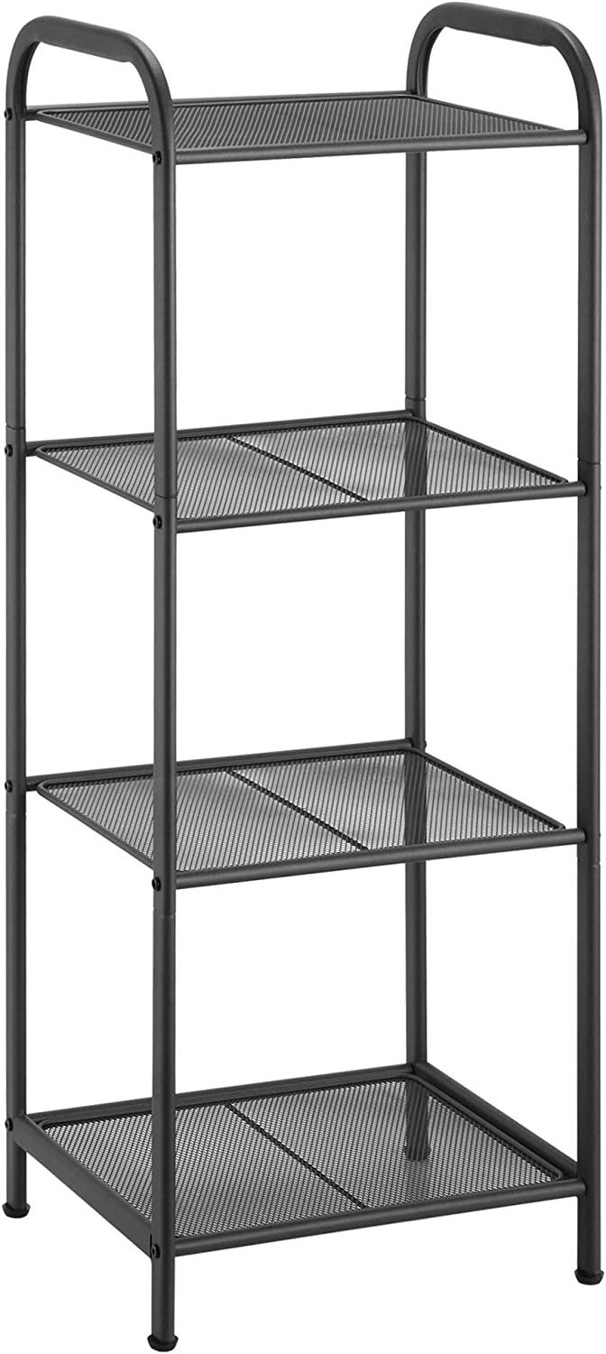 Storage Rack with Shelf, Standing Shelf Units for Kitchen, Bathroom, Office,Living Room