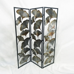 Hot selling Tie Yi ginkgo leaf folding screen standing room divider screen