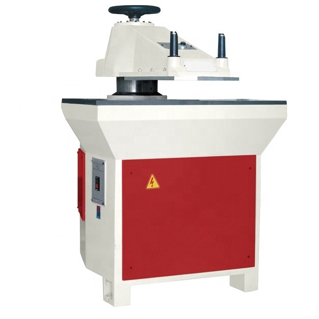 New Automatic Hydraulic Swing Arm Die Cutting Press Machine Shoe Leather Clicker Press Cutting Reliable Motor