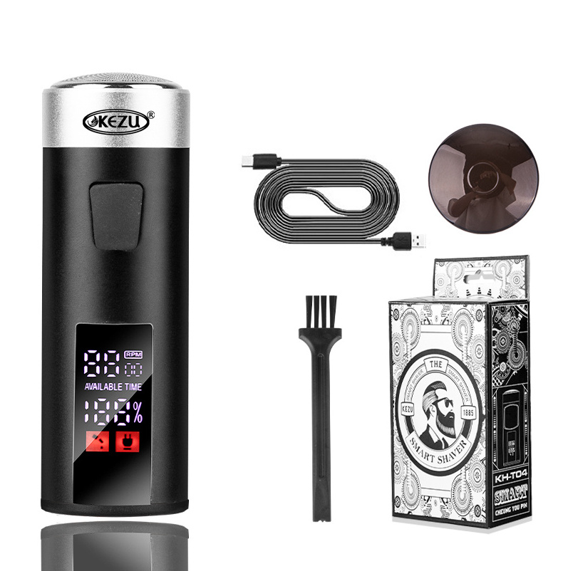 kezu Portable usb face hair shaver razor men beard trimmer electric mini  t9 shaving machine