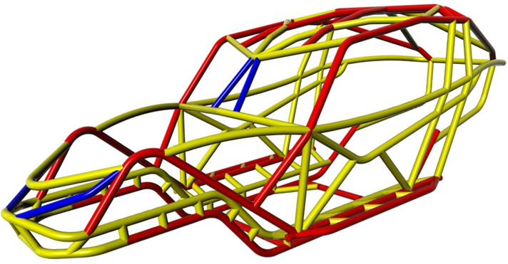 UTV Buggy go kart frame with roll cage