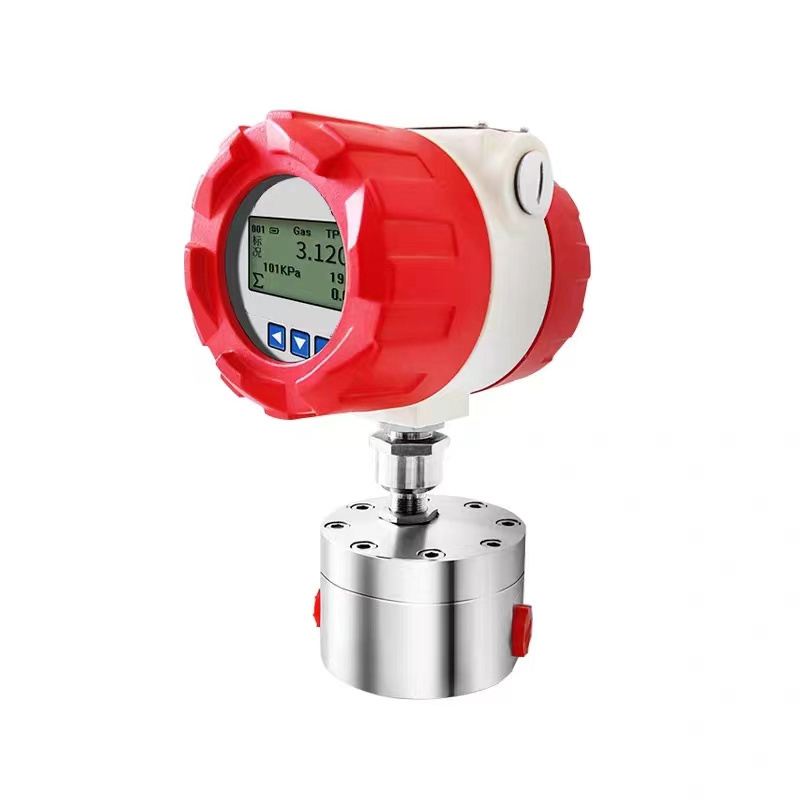 Oval gear flow meter positive displacement flowmeter molasses liquid control hot oil micro flow meter sensor