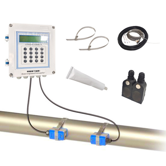 Modular type ip68 heat energy measurement liquid ultrasonic flow meter with data logger