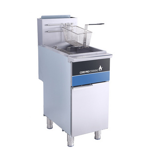 Hotel restaurant equipment natural gas deep fryer gas fryer deep fryer vertical