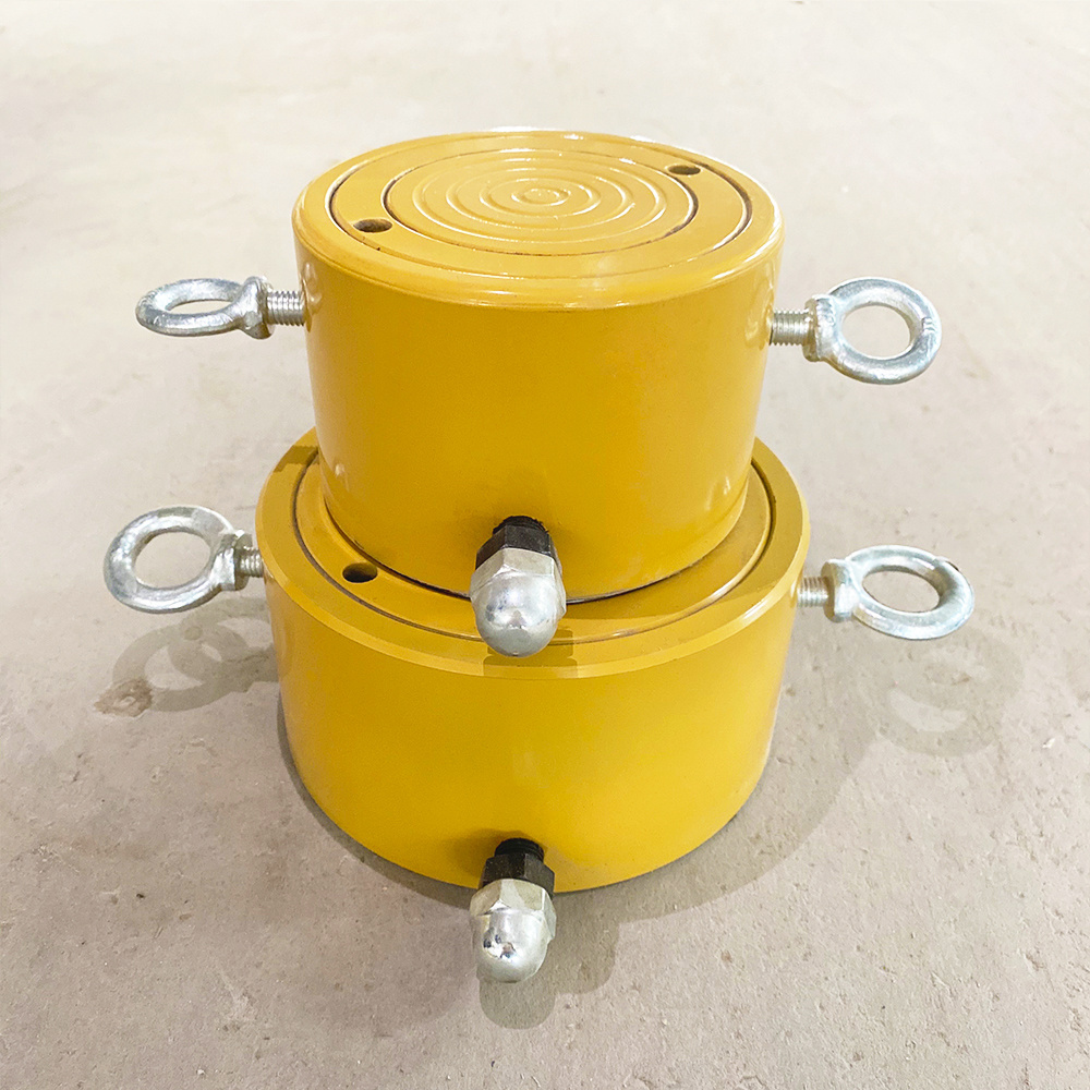 Prestressing 50ton double acting hydraulic cylinder 100 ton mini hydraulic lifting jacks 500 ton hydraulic lift jack