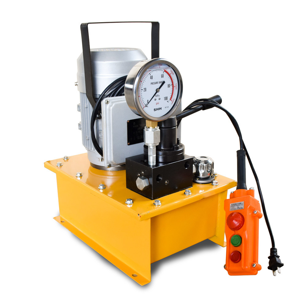 1hp 2.2 kw motor 24liter oil tank two way hydraulic pump 700 bar 220V automatic transmission oil pump jack for sale