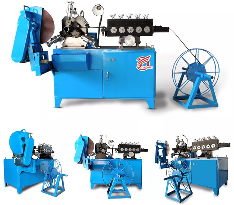 40mm 100mm 150mm pipe cutting machines spiral duct making machine double wall stainless steel corrugated pipe production line