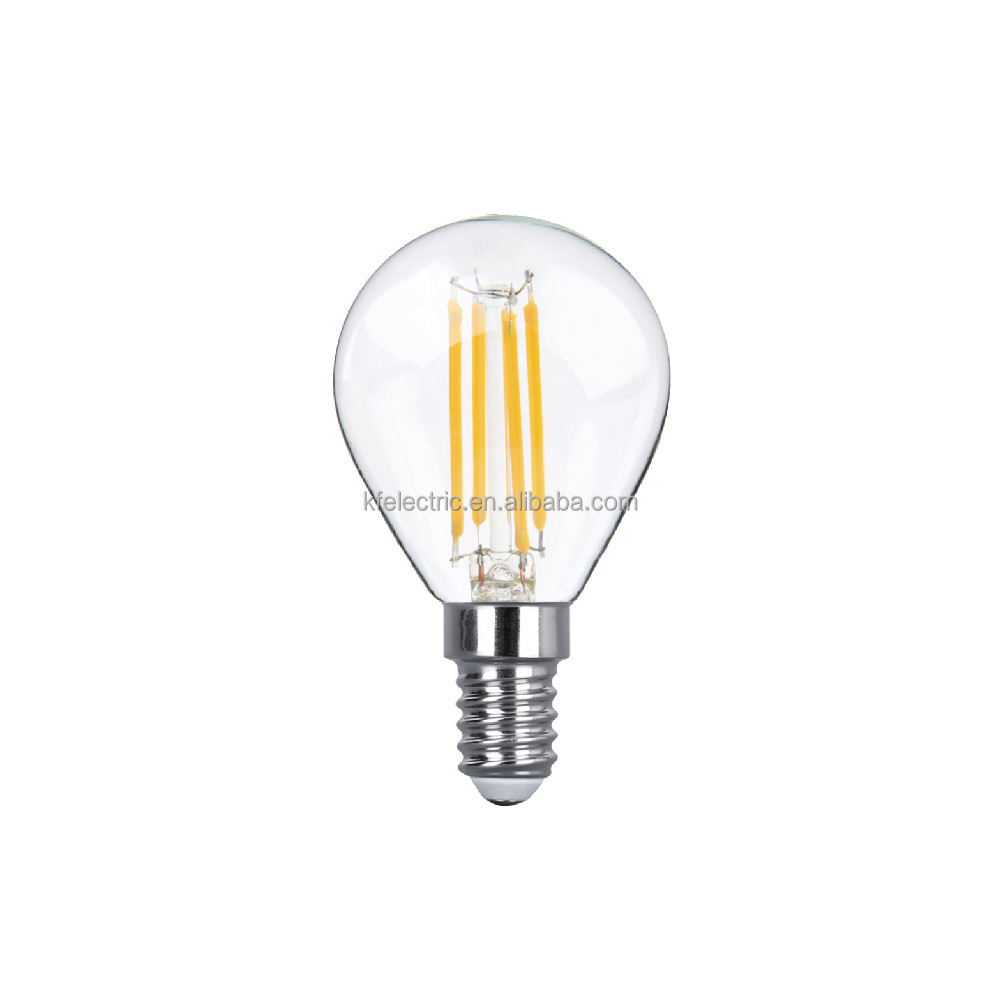 ED Vintage Edison Bulb Candelabra C35 LED Filament Candle Bulb, Replace 60W, E14 Base, Clear Warm White 2700K