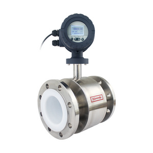 DN3-DN3000 4-20mA/RS485 Industrial Remote 110v Modbus Flange Sandwich Type Magmeter Magnetic Flow Meter