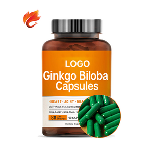 Natural Ginkgo Biloba Extract Supplement 500mg Soft Capsule