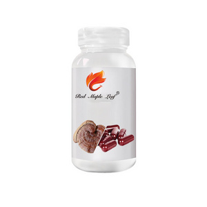 Herbal mushroom ganoderma lucidum spore capsules