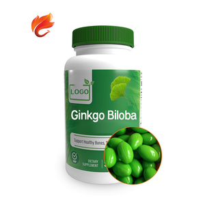 Ginkgo Biloba Ginseng Extract Healthy Care 400Mg Food Grade OEM Supplement Soft Gels Soft Capsules