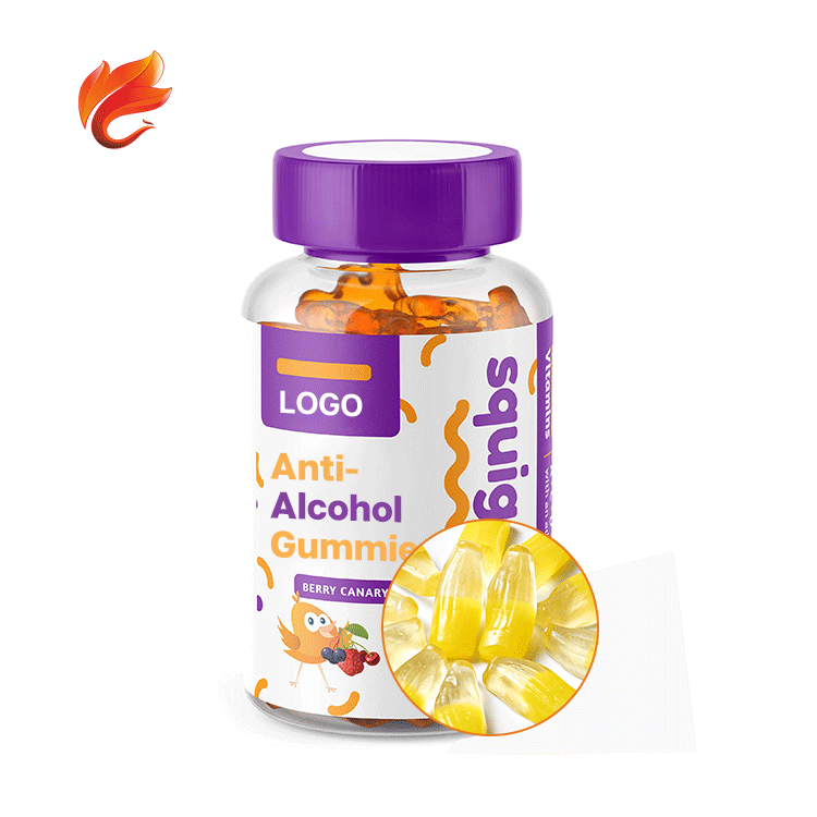 Relieve Alcohol Drunk Anti Alcohol Hangover Gummies Silybum Marianum Extract Milk Thistle Extract for Liver Health