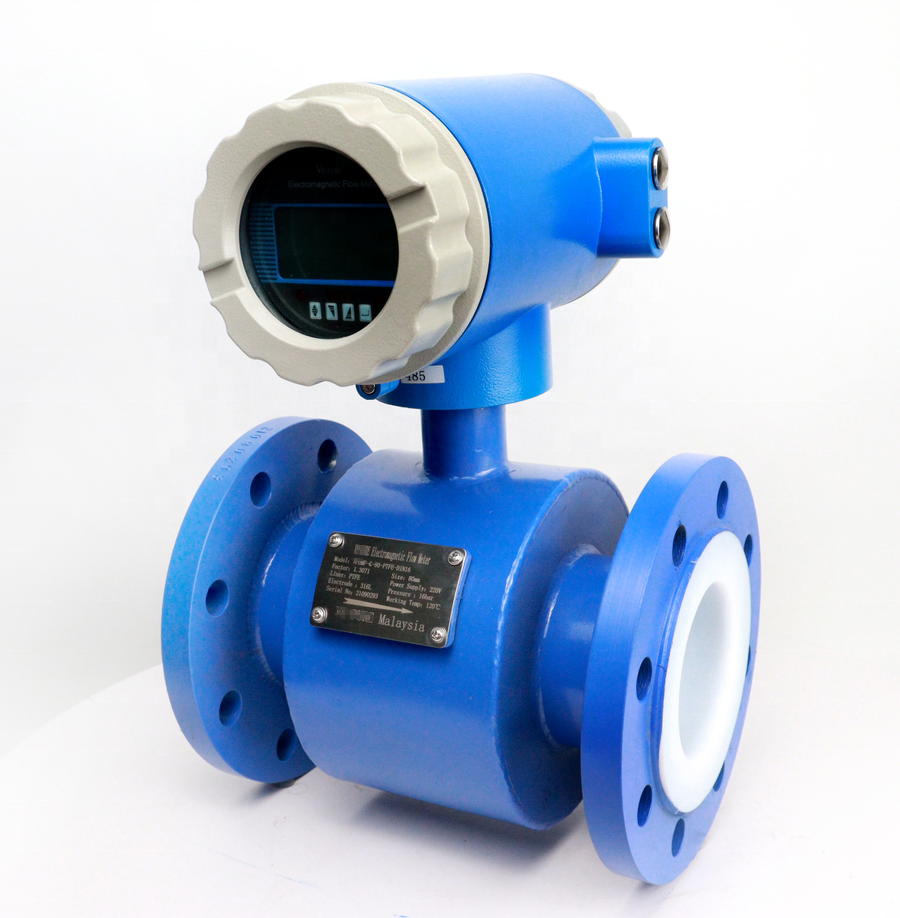 Modbus RS485 Sewage Waste Water Mud Slurry Flow Meters Vortex Rotor 2-inch Electromagnetic Flow Meter