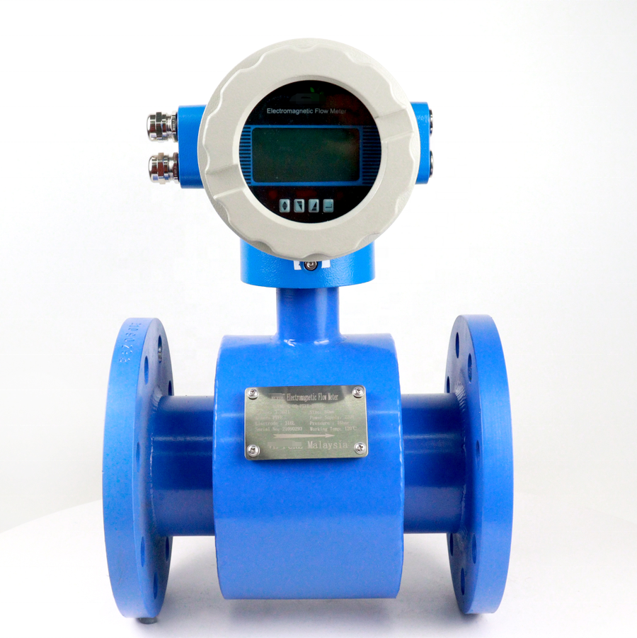 Modbus RS485 Sewage Waste Water Mud Slurry Flow Meters Vortex Rotor 2-inch Electromagnetic Flow Meter