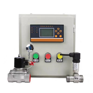 Factory Cheap Liquid Gas Quantitative Control Box Water Milk Beverage Beer Turbine Flow Meter With Solenoid Valve