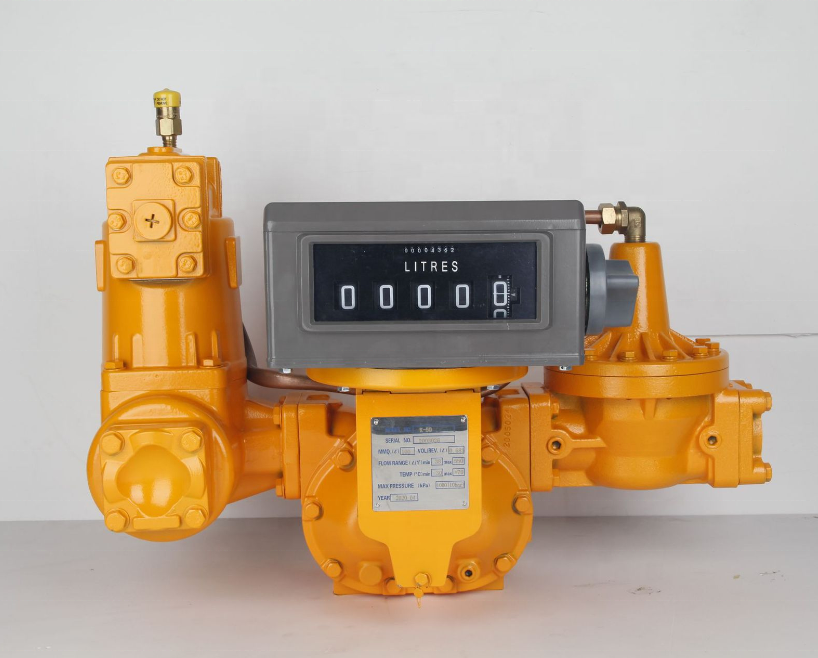 M-80 Positive Displacement Flow meter for Diesel Measurement With Counter PD Flow Meter Mechanical fuel flow meter