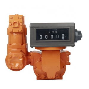 M-80 Positive Displacement Flow meter for Diesel Measurement With Counter PD Flow Meter Mechanical fuel flow meter