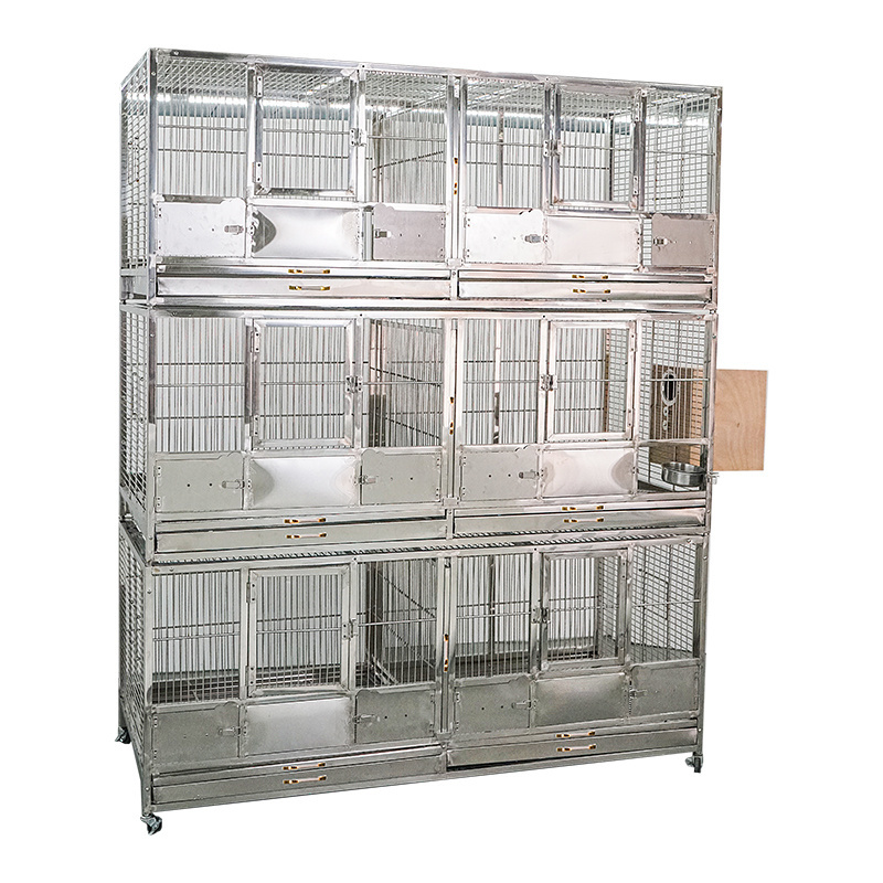 NEW Large Triple Stackers Wrought Iron Breeding Breeder Parrot Aviary Bird Cage