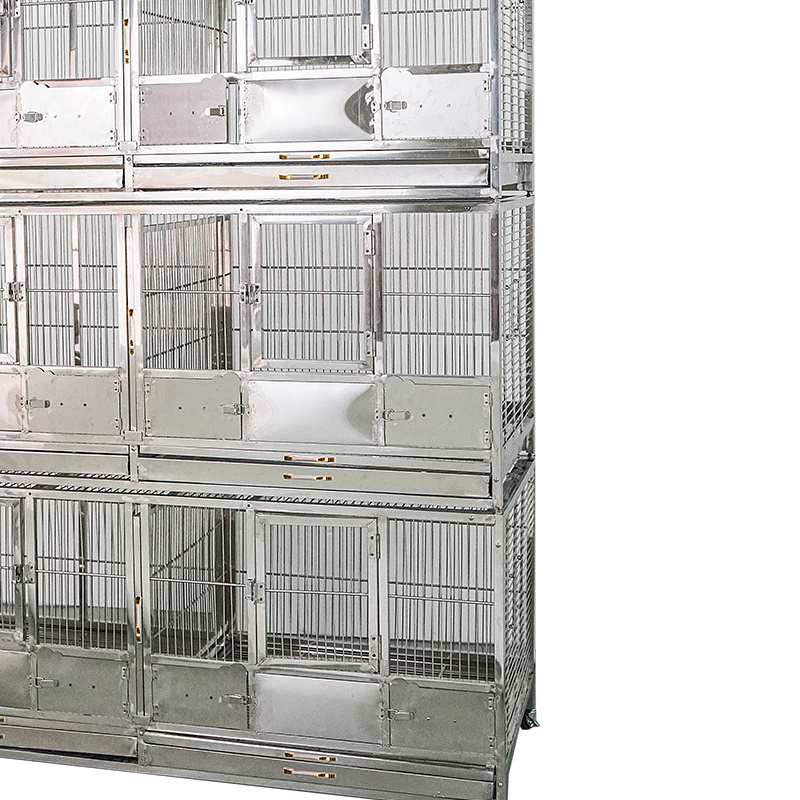 Triple Layers Metal Parrot Cage Bird Aviary Bird Cage Bird House