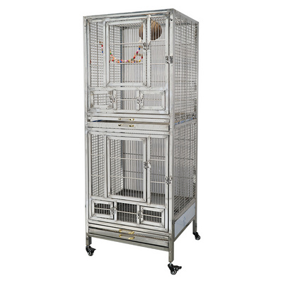 Wholesale Cages Parrot Birds  Flight Extra Large Bird Cage Big Collapsible Lovebirds Canary Breeding Bird Cage For Sale