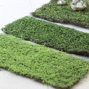 Wholesale 40*90cm Faux Decorative Moss Grass Plants Wall  Artificial Grass Moss for Indoor Decoration