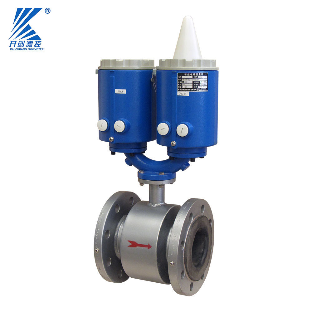 flow meters for water Battery Powered High Accuracy0.5% water-proof Anti-corrosion Electromagnetic flow meter kaichuang Meter